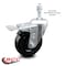 Service Caster 4 Inch Hard Rubber Wheel Swivel 10mm Threaded Stem Caster Total Lock Brake SCC-TSTTL20S414-HRS-M1015 - alternate 2